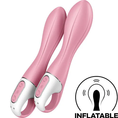 Satisfyer Air Pump Vibrator 2 Inflatable G Spot Stimulator Pink Satisfyer Vibrators