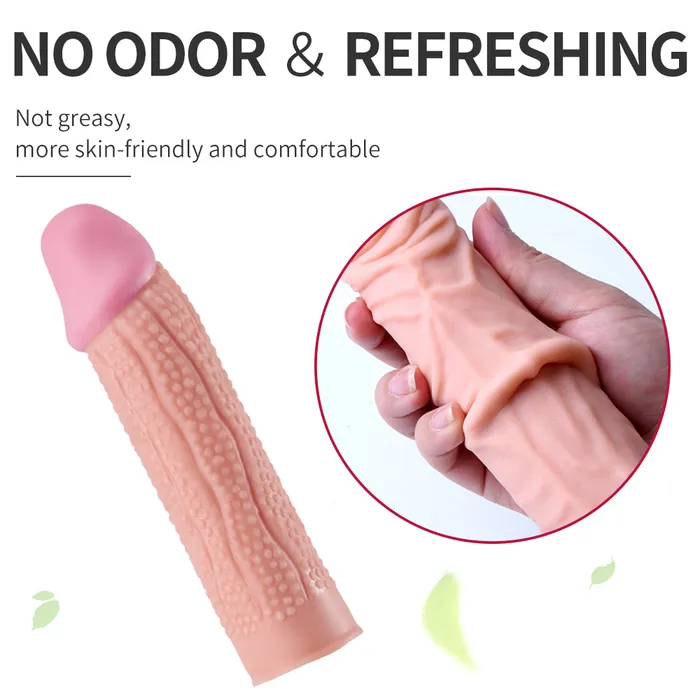 TPE Skin Color Delay Ejaculation Penis Enlargement Sleeve Onion Toy Male Sex Toys TPE Skin Color Delay Ejaculation Penis Enlargement Sleeve Onion Toy Male Sex Toys