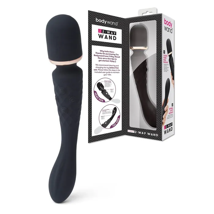 Vibrators Bodywand Luxe 2 Way Wand Massager Bodywand Vibrators Bodywand Luxe 2 Way Wand Massager Bodywand