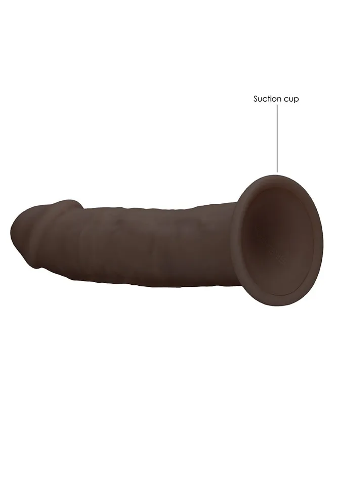 Silicone Dildo Without Balls 192 Cm Brown Shots America Dildos