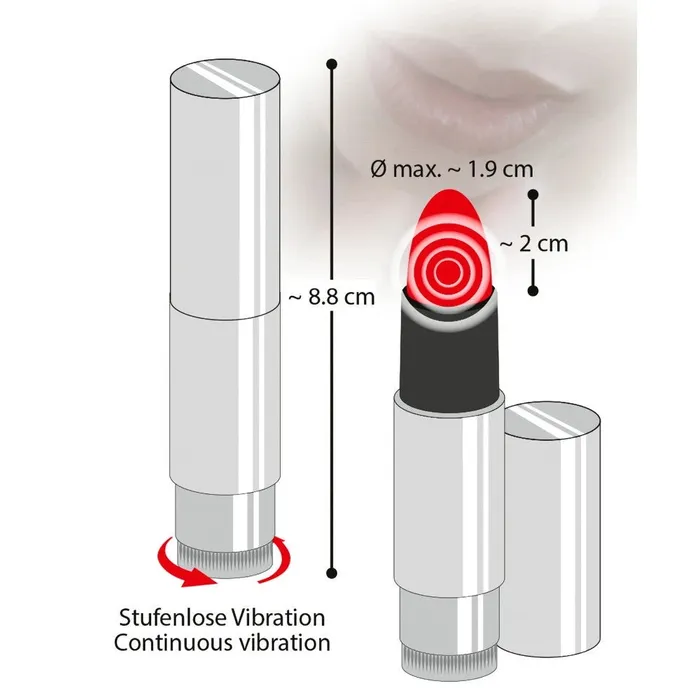 You2Toys Vibrators Kiss Me Lipstick Vibe